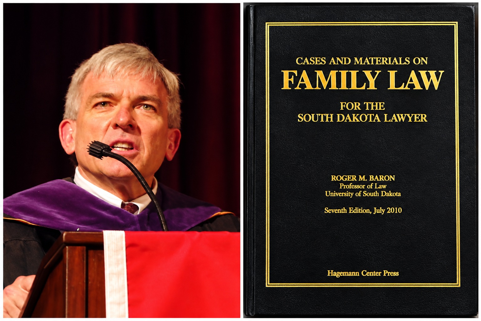 Cover of Cases and Materials on Family Law for the South Dakota Lawyer, Seventh Edition, July 2010